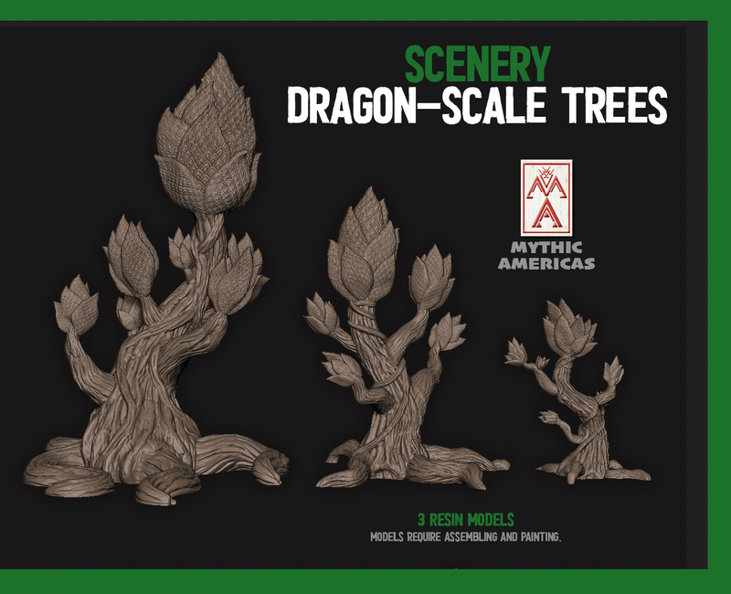 Load image into Gallery viewer, Mythic Earth: Dragon Scale Trees (Scenery)
