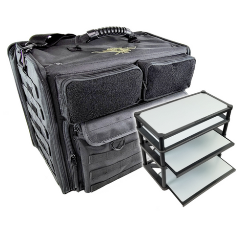 (432) P.A.C.K. 432 2.0 Molle Horizontal with Magna Rack Slider Load Out (Black)