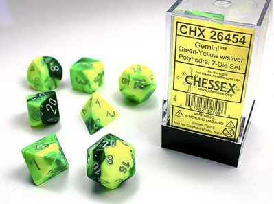 Load image into Gallery viewer, Chessex 7-Die Set
