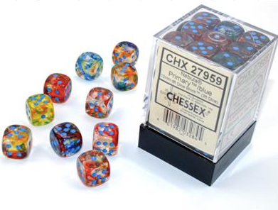 Load image into Gallery viewer, Chessex 12mm 36d6 Dice Block
