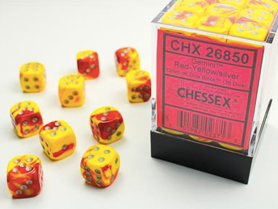 Load image into Gallery viewer, Chessex 12mm 36d6 Dice Block
