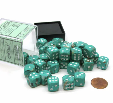 Load image into Gallery viewer, Chessex 16mm D6 12 Die Dice Set
