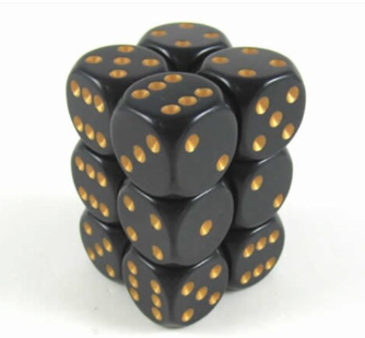 Chessex 16mm D6 12 Die Dice Set