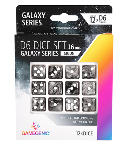 Load image into Gallery viewer, GameGenic D6 Dice Set: Galaxy Series–16mm
