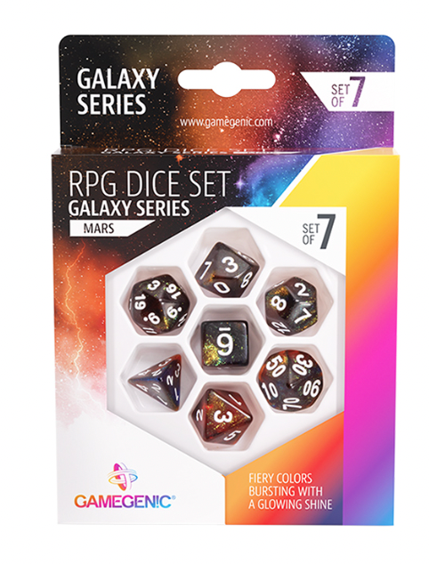 Load image into Gallery viewer, GameGenic RPG Dice Set: Galaxy Series

