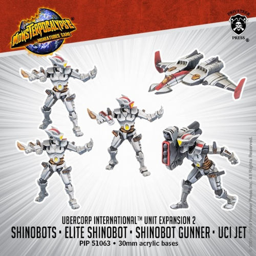 Uber Corp International Unit: Shinobots, Shinobot Gunner, and UCI Jet