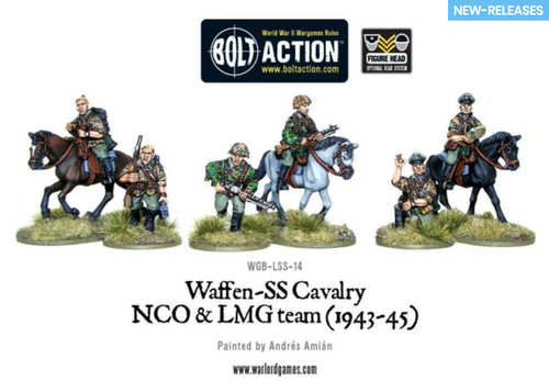 Waffen SS Cavalry NCO & LMG 1942-45