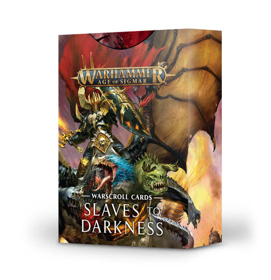 Warscroll Cards: Slaves to Darkness (Out of Print) (NEW) (SEALED)