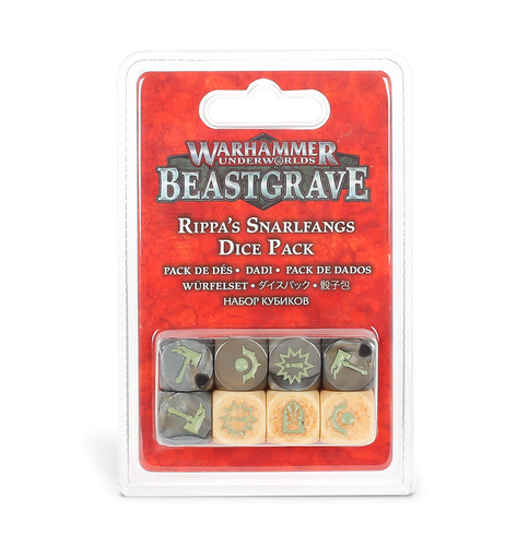 Warhammer Underworlds: Beastgrave – Rippa's Snarlfangs Dice Pack