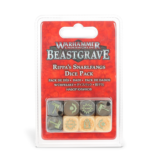 Warhammer Underworlds: Beastgrave – Rippa's Snarlfangs Dice Pack