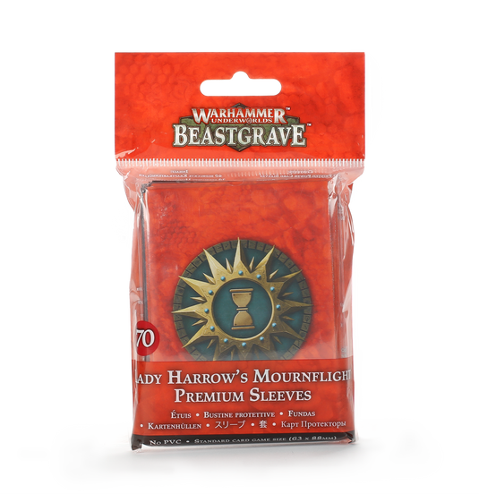 Warhammer Underworlds: Beastgrave Lady Harrow's Mournflight Premium Sleeves (Out of Print)
