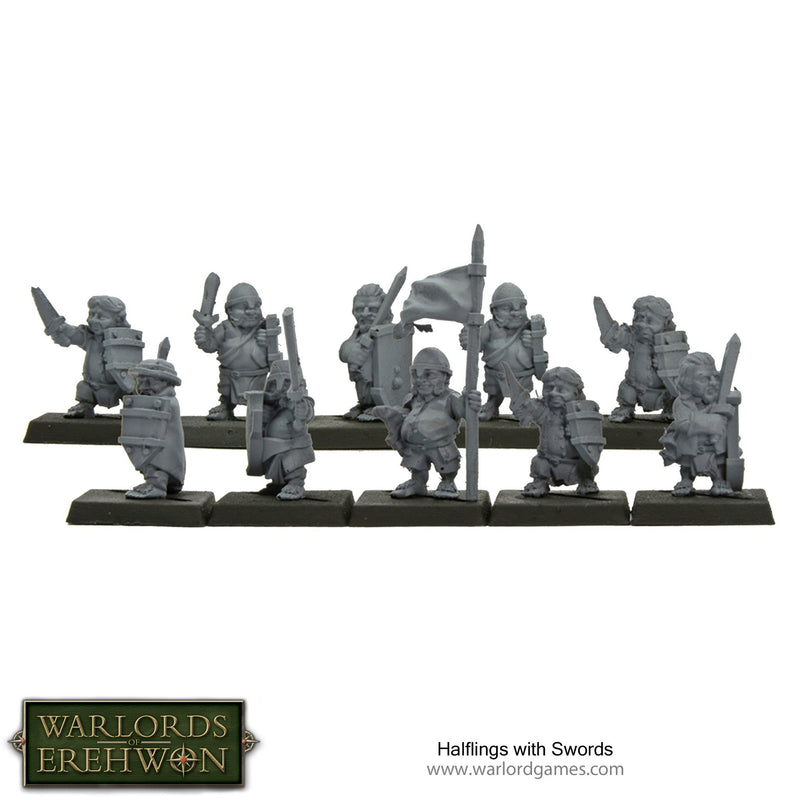 Load image into Gallery viewer, Halflings with Swords
