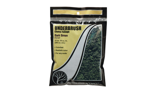 Woodland Scenics Underbrush Dark Green Bag