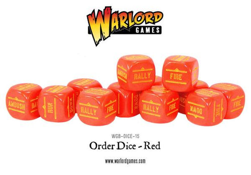 Bolt Action Order Dice Red