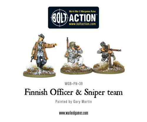 Finnish Officer & Sniper Team Command