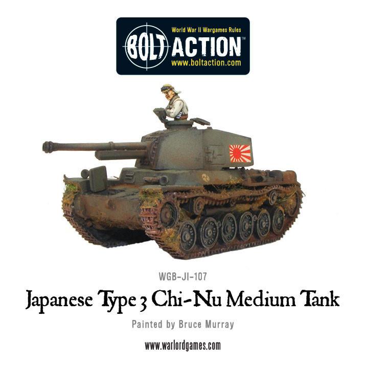 Load image into Gallery viewer, Japanese Type 3 Chi-Nu Medium Tank
