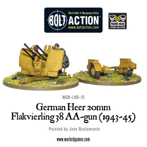 German Heer 20mm Flakvierling 38 AA-gun (1943-45)