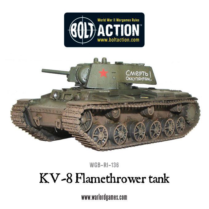 Load image into Gallery viewer, KV-8 Flamethrower Tank
