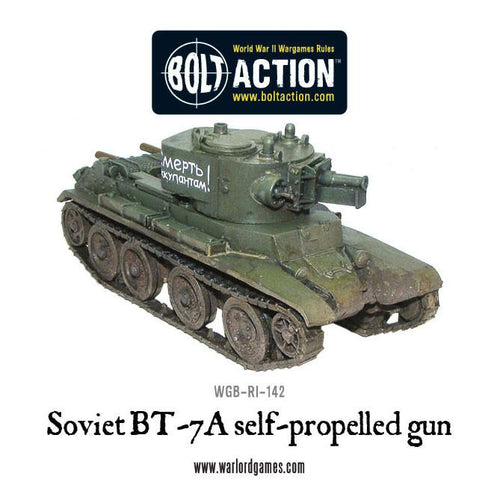 Soviet BT-7A Self-Propelled Gun