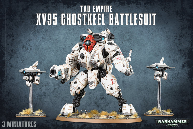 Load image into Gallery viewer, Tau Empire: XV95 Ghostkeel Battlesuit
