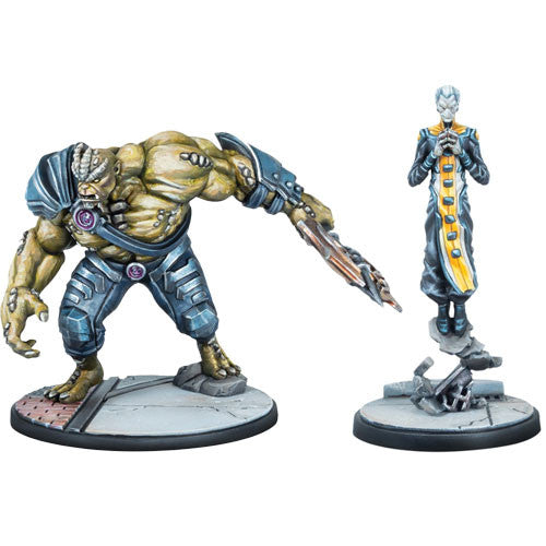 Load image into Gallery viewer, Marvel Crisis Protocol: Black Dwarf &amp; Ebony Maw Character Pack
