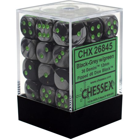 Load image into Gallery viewer, Chessex 12mm 36d6 Dice Block
