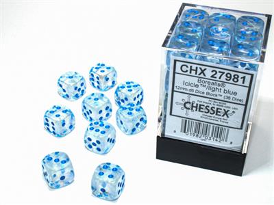 Chessex 12mm 36d6 Dice Block