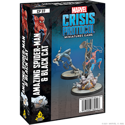 Load image into Gallery viewer, Marvel Crisis Protocol: Amazing Spider-Man and Black Cat Character Pack
