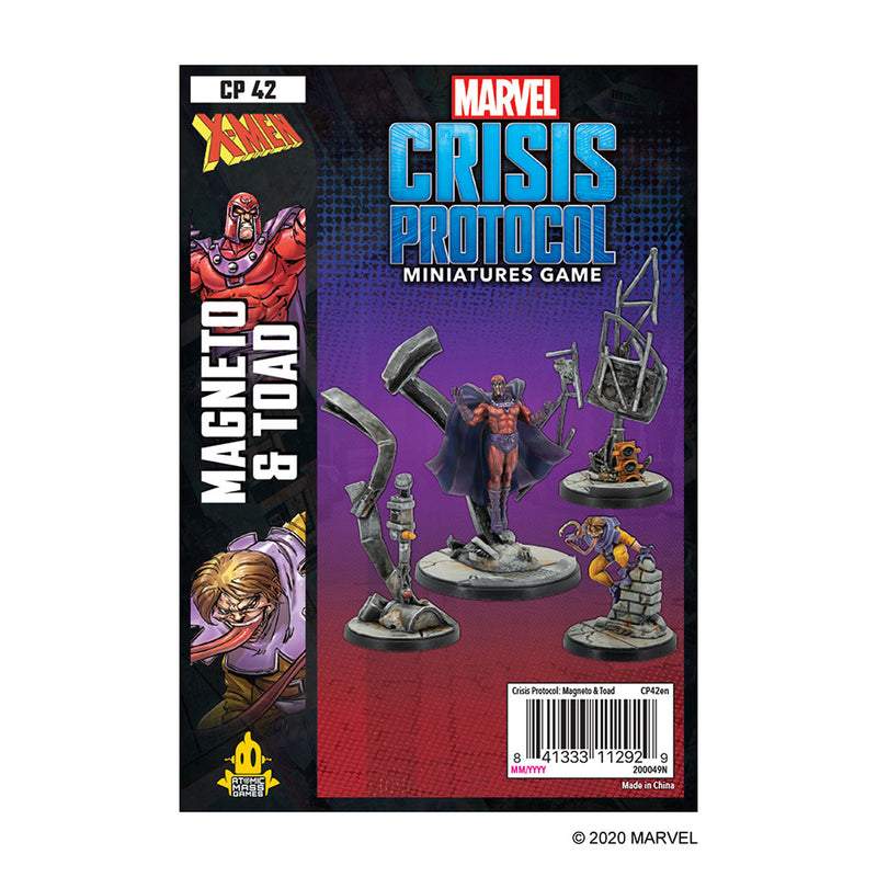 Load image into Gallery viewer, Marvel Crisis Protocol: Magneto and Toad Character Pack
