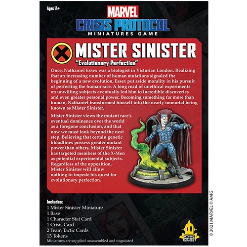 Load image into Gallery viewer, Marvel Crisis Protocol: Mr. Sinister Character Pack
