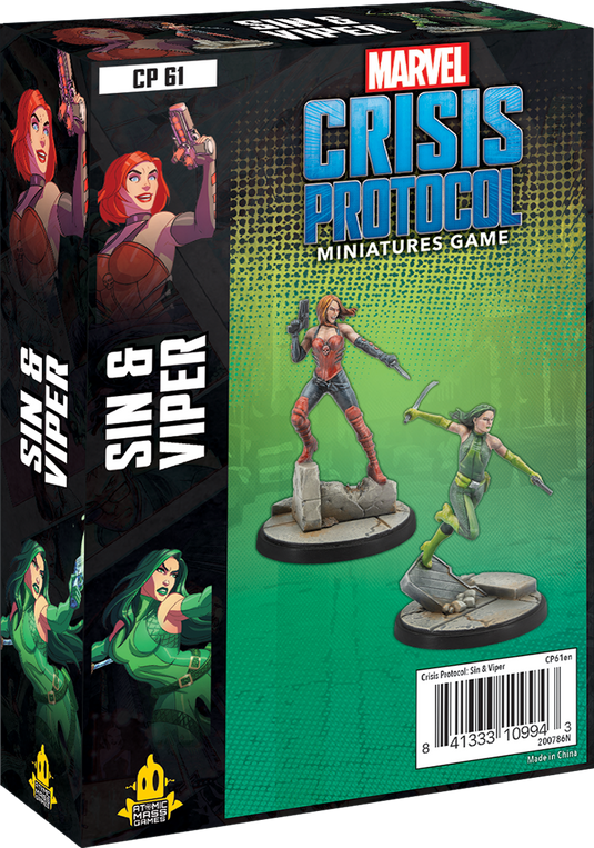 Marvel Crisis Protocol: Sin and Viper Character Pack