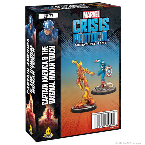 Marvel Crisis Protocol: Captain America and The Original Human Torch Character Pack
