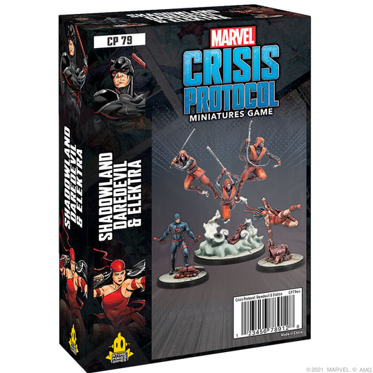 Marvel Crisis Protocol: Shadowland Daredevil and Elektra Character Pack