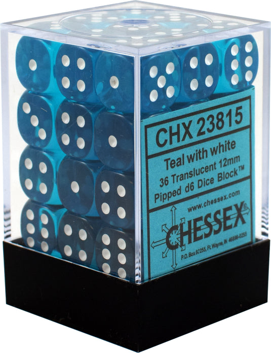 Chessex 12mm 36d6 Dice Block