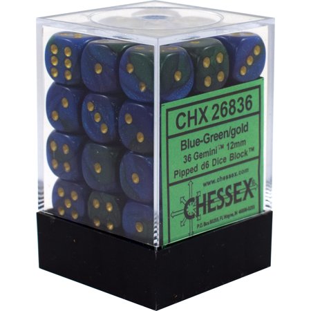 Chessex 12mm 36d6 Dice Block