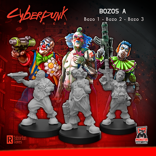 Cyberpunk RED Miniatures - Bozos A