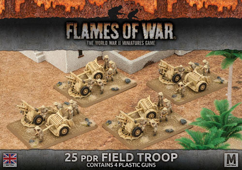 Flames of War: WW2 - 25pdr Field Troop