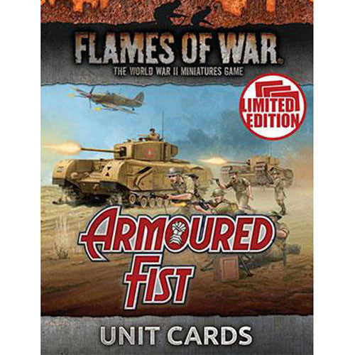 Armoured Fist Unit Cards