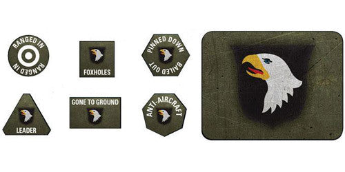 Flames of War: WW2 - 101st Airborne Division Token & Objective Set