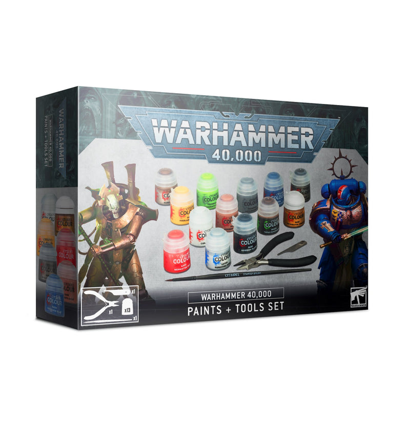 Load image into Gallery viewer, Warhammer 40,000: Paints + Tools Set
