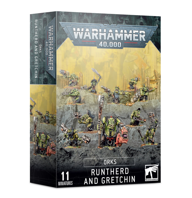 Load image into Gallery viewer, Orks: Runtherd and Gretchin
