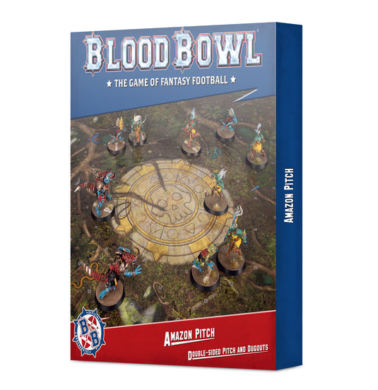 Blood Bowl: Amazon Team Pitch & Dugout