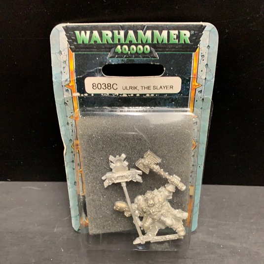 Warhammer 40,000 Space Wolf Ulrik, the Slayer (8038C) (METAL) (Out of Print) (NEW) (SEALED)