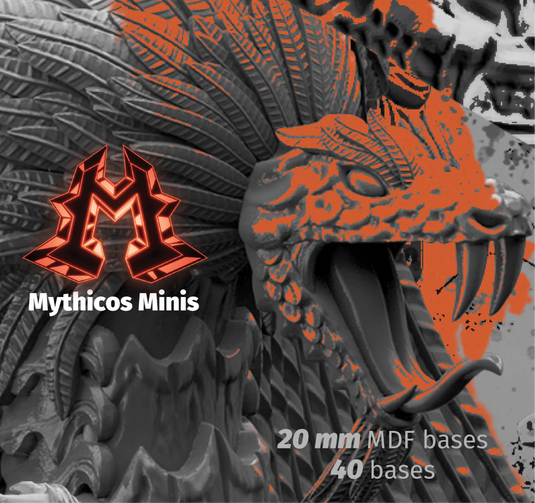 Mythicos Minis MDF 20mm bases