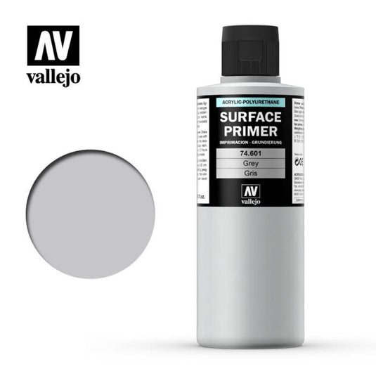 Vallejo Surface Primer (200ml) Grey
