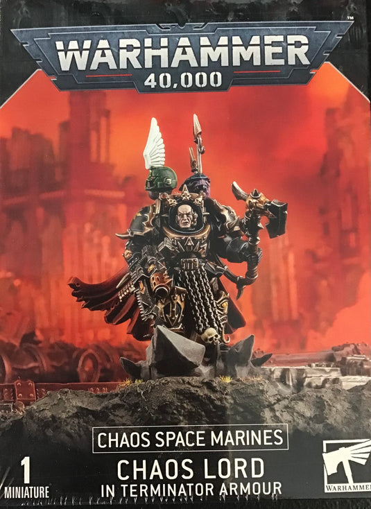 Chaos Space marines Chaos Lord in Terminator Armour