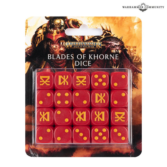 Age of Sigmar: Blades of Khorne Dice Set
