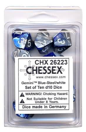 Load image into Gallery viewer, Chessex d10 Dice (Set of 10)
