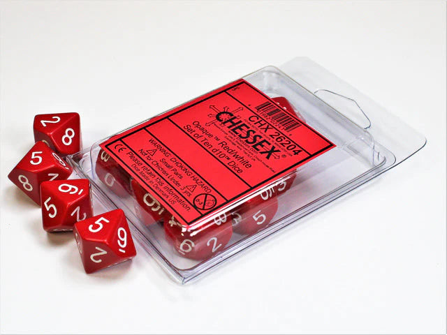 Load image into Gallery viewer, Chessex d10 Dice (Set of 10)
