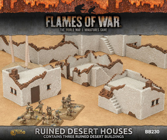 Flames of War: Ruined Desert Houses
